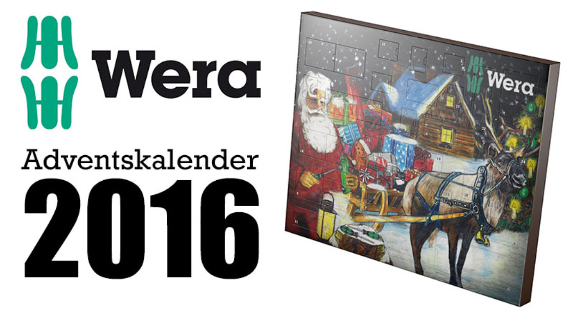 Werkzeug Adventskalender von Wera - Schokolade Fehlanzeige